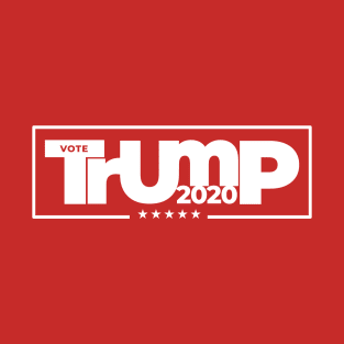 Vote Trump 2020 White Logo T-Shirt