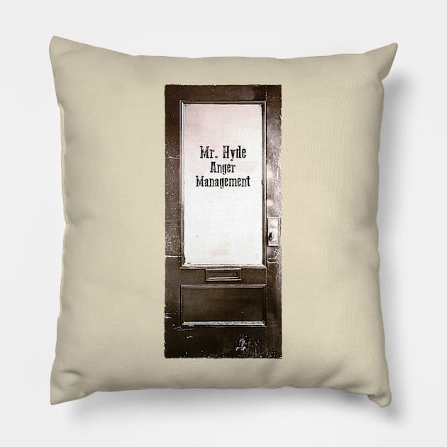 Mr. Hyde Anger Management Pillow by TenomonMalke