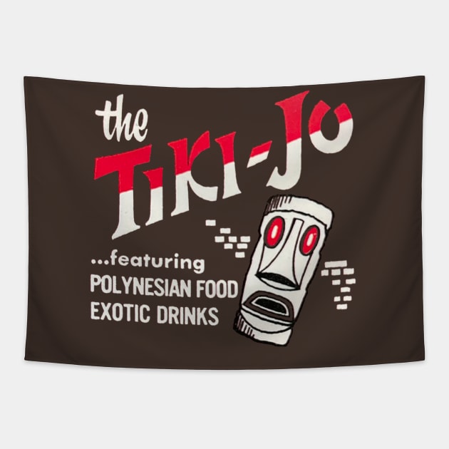 Tiki-Jo Tapestry by MindsparkCreative