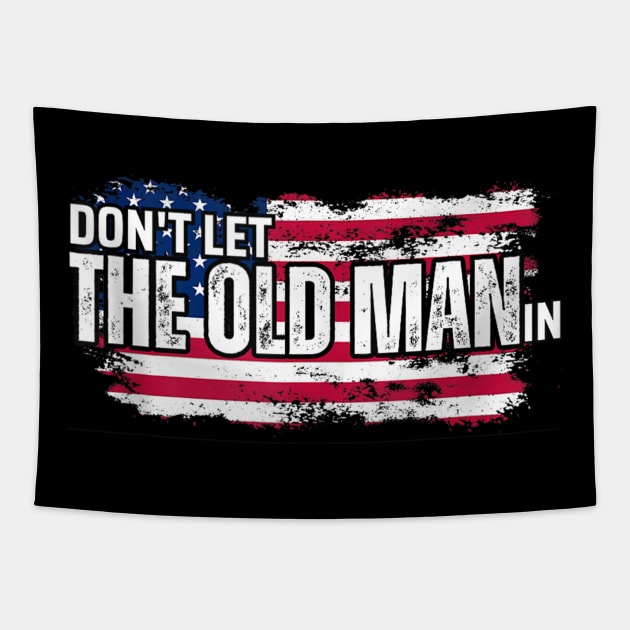 Don't let the old man in Tapestry by Palette Harbor