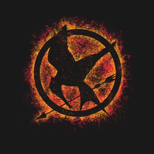 Burning Mockingjay by jessicadae