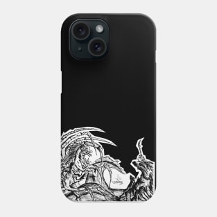 Call of the Trident (on Black) Phone Case