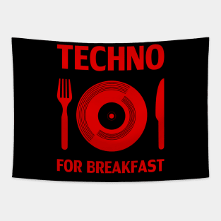 TECHNO FOR BREAKFAST Tapestry