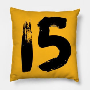 Number 15 Pillow