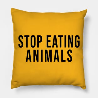 stop eating animals Pillow