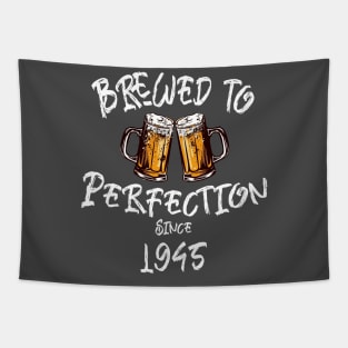 Brewed to Perfection, Personalized Birth Year T-shirt, Birthday Custom Shirt, Birthday Gift, Tee Tapestry