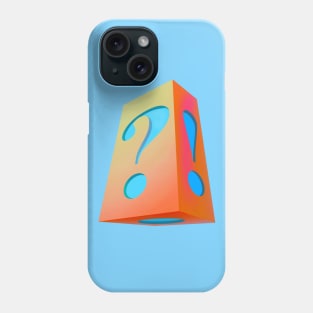 Orange Punctuation Cube Phone Case