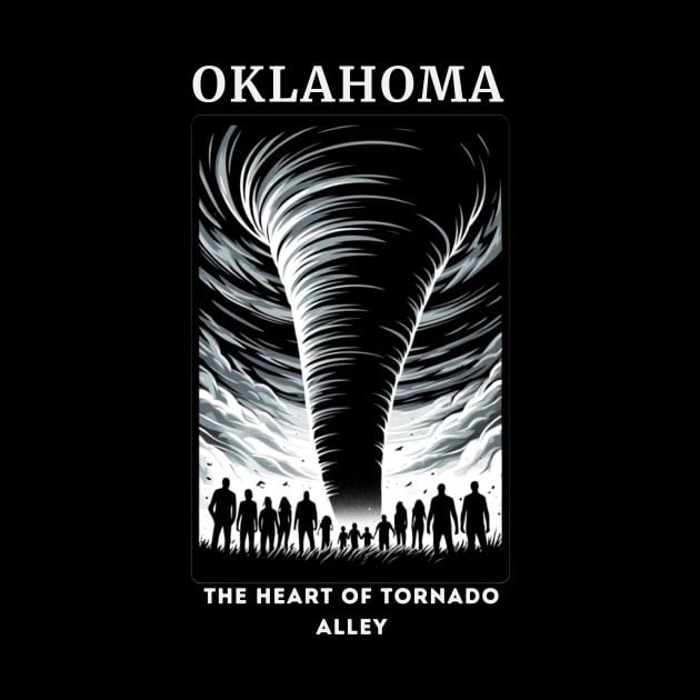 OKLAHOMA THE HEART OF TORNADO ALLEY by GP SHOP