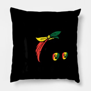 Celebrate Juneteenth Afro Woman African Pride Black Women Pillow