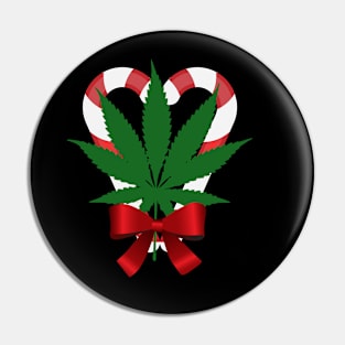 mistlestoned marijuana christmas Pin