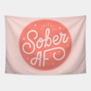 Sober AF - Peach Fuzz Tapestry