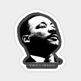 Martin Luther King Portrait Pop Art Magnet