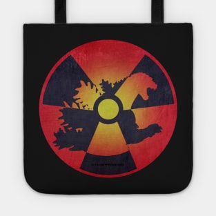 Godzilla Nuclear Symbol Tote