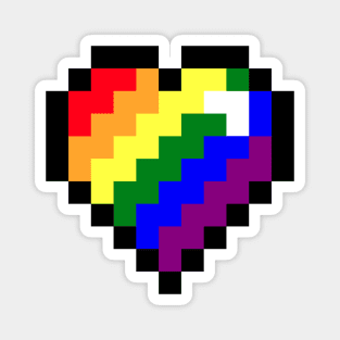 Pride Pixel Heart Magnet