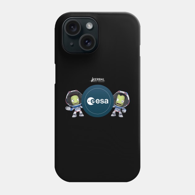 KERBAL WITH ESA LOGO Phone Case by Tracy Daum