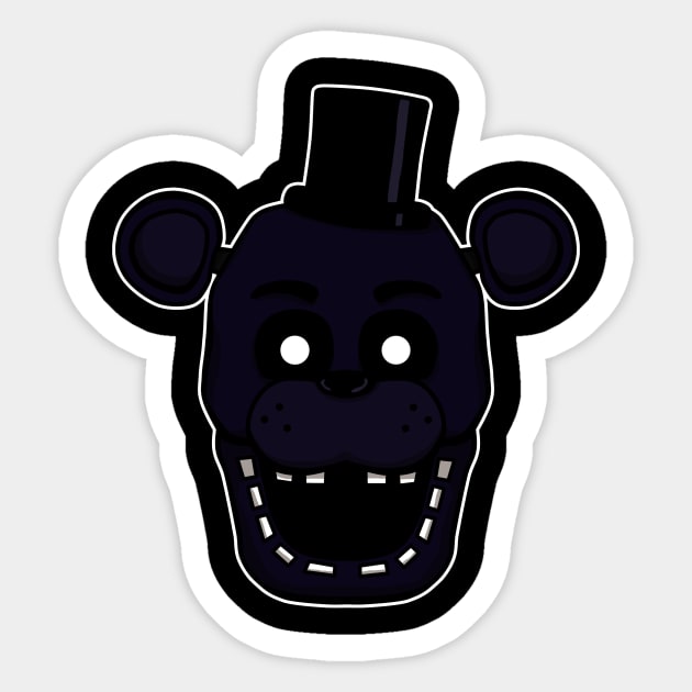 Five Nights at Freddy's - FNAF 2 - Shadow Freddy | Metal Print