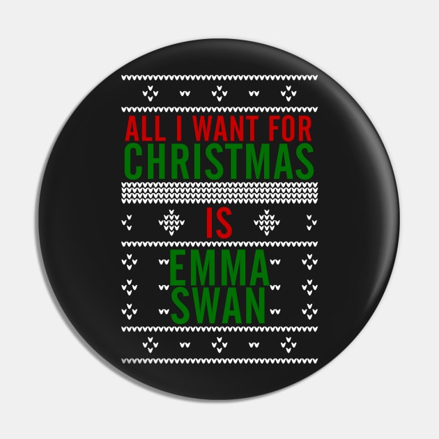 All I want for Christmas is Emma Swan Pin by AllieConfyArt