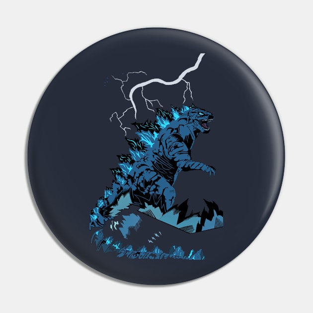 Godzilla Pin by sketchart