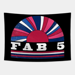 Fab Proud Name Personalized Retro Flowers Beautiful Tapestry