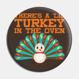 Funny Thanksgiving Pregnancy Announcement Pin