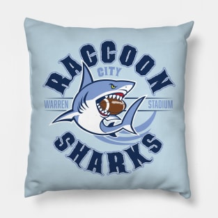 Raccoon Sharks Pillow