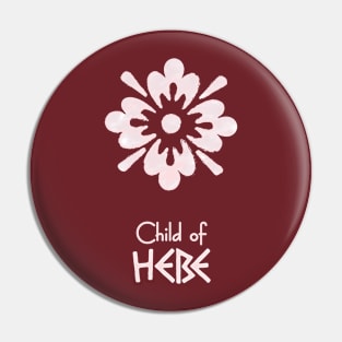 Child of Hebe  – Percy Jackson inspired design Pin