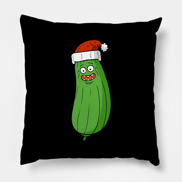 santa pickle Pillow by JJadx