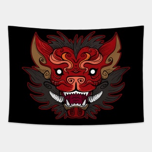 Hyena Oni Tapestry