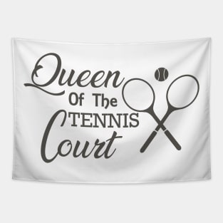 Tennis - Queen of the tennis court Tapestry