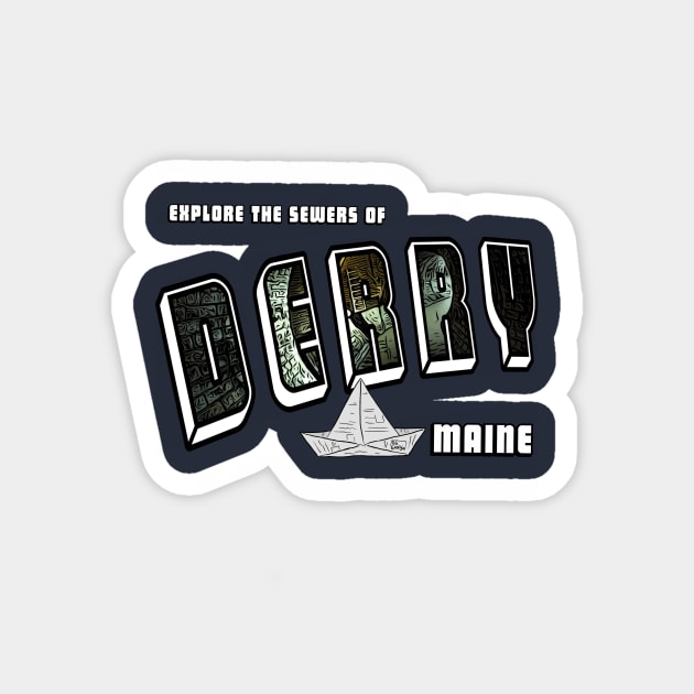 Explore the Sewers of Derry, Maine Magnet by WatchTheSky