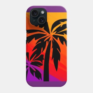 Neon Palms Phone Case