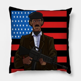 Black Panther Party African American Pillow