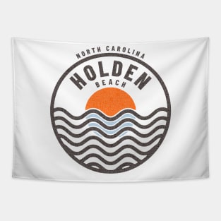 Holden Beach, NC Summertime Vacationing Sunrise Waves Tapestry