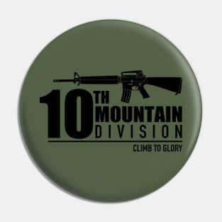 10th Mountain Division Pin