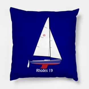 Rhodes 19 Sailboat Pillow