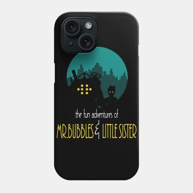 THE FUN ADVENTURES OF MR. B & LITTLE SISTER Phone Case by TheReverie