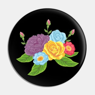 Flower Design Pin