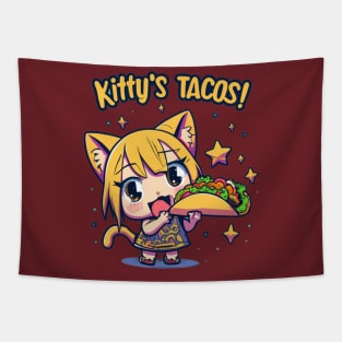 Kitty's Tacos Tapestry