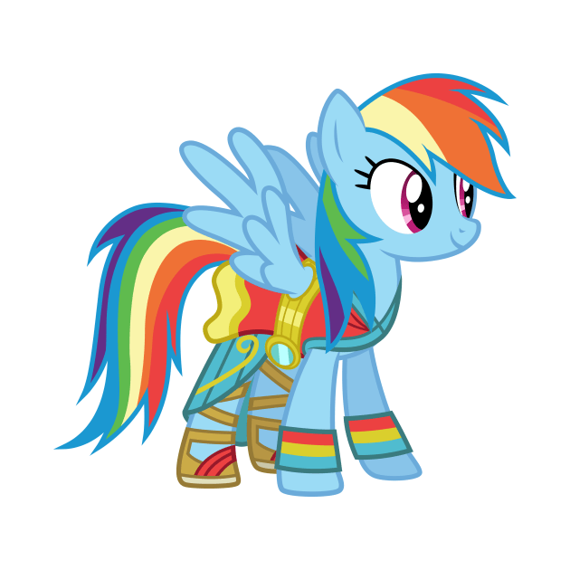 Movie Magic Rainbow Dash by CloudyGlow