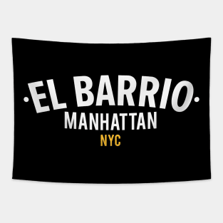 New York El Barrio  - El Barrio Spanish Harlem  - El Barrio  NYC Spanish Harlem Manhattan logo Tapestry