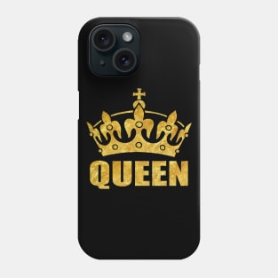 Limited Edition Queen Gold Foil Phone Case