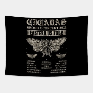 Cicadas Brood X Concert 2021 Eastern Us Tour Tapestry