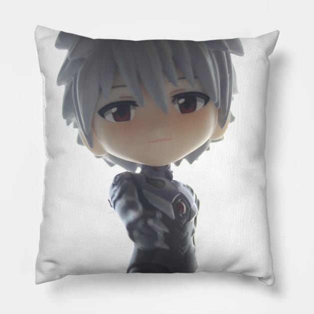 Kaworu Nagisa Pillow by Haarga