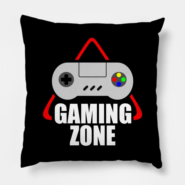 Gaming Zone Pillow by machmigo