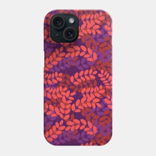 abstract summer leaf Phone Case