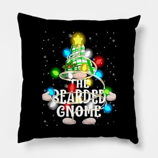 The Bearded Gnome Christmas Matching Family Shirt Pillow