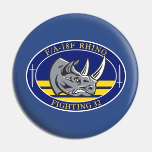 VFA-32 Swordsmen - Rhino Pin