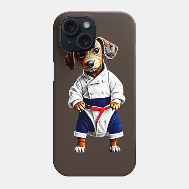 Whisk Up Some Fun with a Dachshund Chef Tee Phone Case by fur-niche