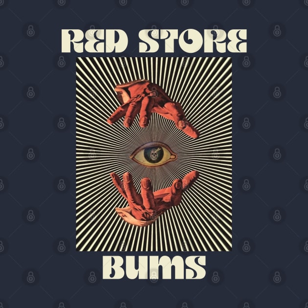 Hand Eyes Red Srore Bums by Kiho Jise