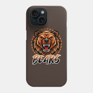 ANIMAL SPORTS TEAM LOGO - BEAR BEARS - LET'S GO! D1 Phone Case